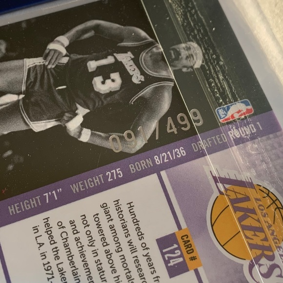 Wilt Chamberlain ‘11 Panini Parallel 091/499 - Picture 2 of 8